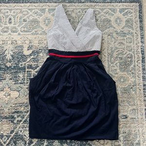 Women’s Italian Summer Dress with pockets | Medium, Blue